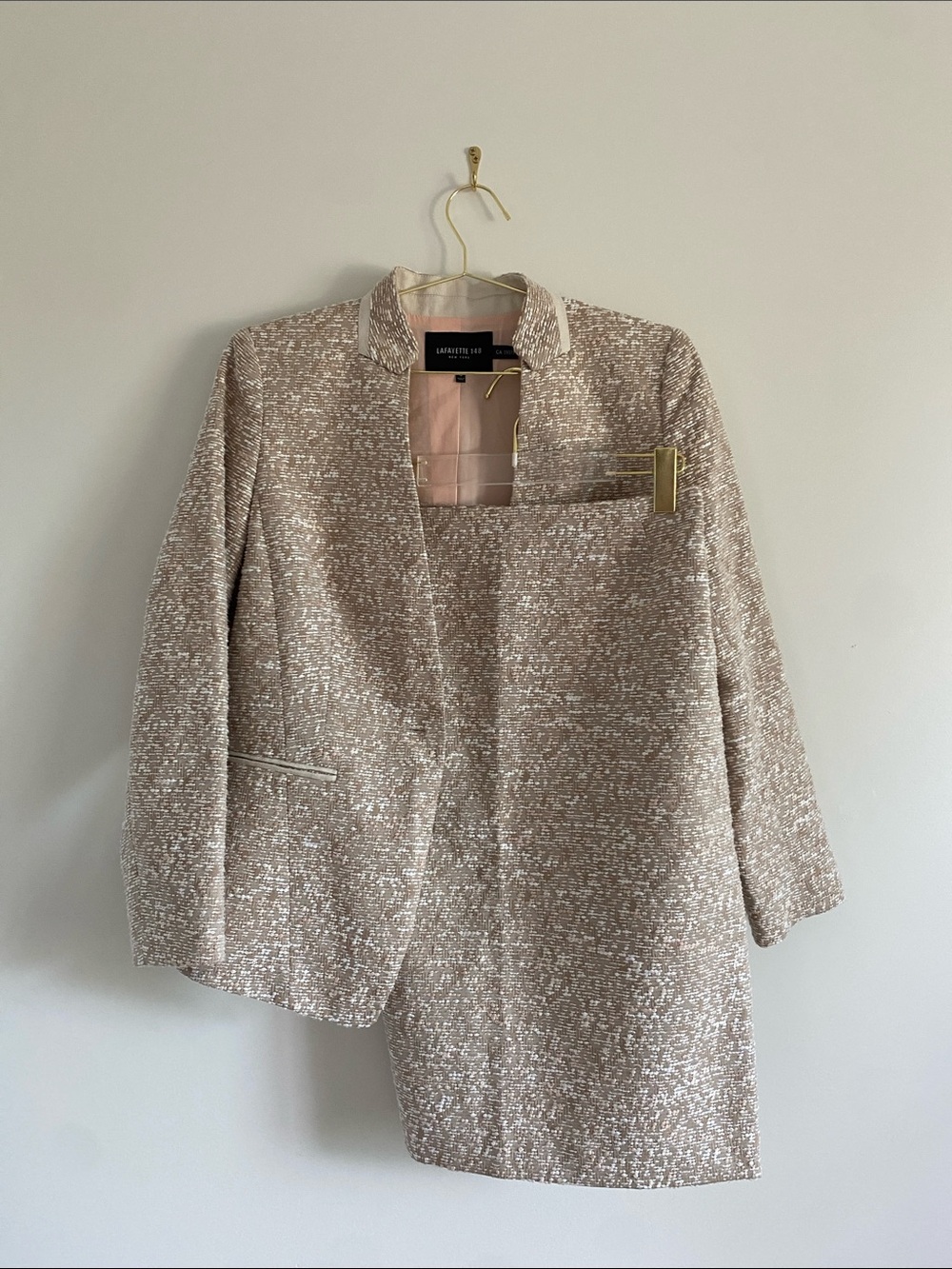 Lafayette 148 Skirt Suit Set